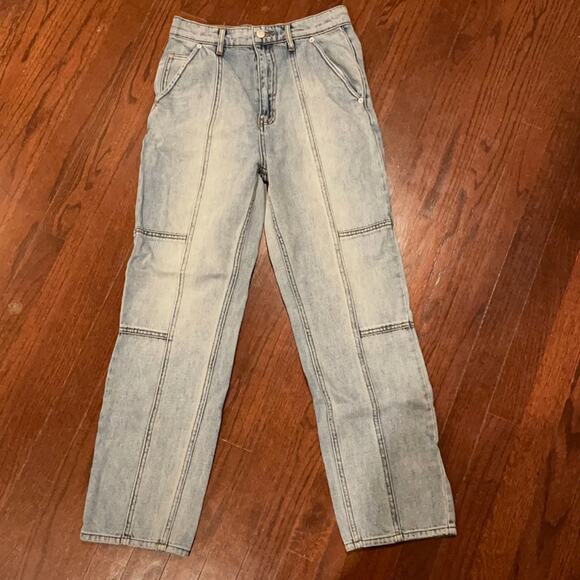 BDG Urban Outfitters Slim Straight Blue Jeans - Picture 1 of 8
